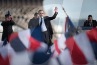 NEWS - Paris: Francois Fillon spricht auf dem Trocadéro zu seinen Anhängern