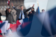 NEWS - Paris: Francois Fillon spricht auf dem Trocadéro zu seinen Anhängern