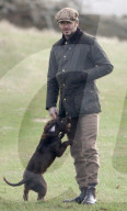 EXKLUSIV - David Beckham filmt einen Werbespot im Park
