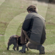 EXKLUSIV - David Beckham filmt einen Werbespot im Park