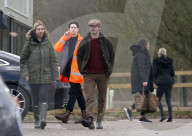 EXKLUSIV - David Beckham filmt einen Werbespot im Park