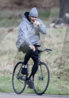 EXKLUSIV - David Beckham filmt einen Werbespot im Park
