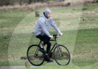 EXKLUSIV - David Beckham filmt einen Werbespot im Park