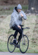 EXKLUSIV - David Beckham filmt einen Werbespot im Park
