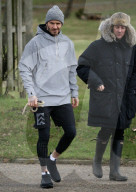 EXKLUSIV - David Beckham filmt einen Werbespot im Park