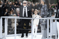 PEOPLE - Paris Fashion Week: Karl Lagerfeld bei Chanel 