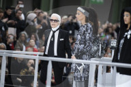 PEOPLE - Paris Fashion Week: Karl Lagerfeld bei Chanel 