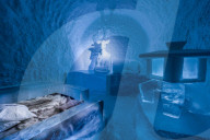 FEATURE - Kalt aber stylisch: Das Eis-Hotel in Schweden