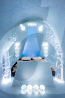FEATURE - Kalt aber stylisch: Das Eis-Hotel in Schweden