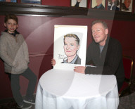 PEOPLE - Cate Blanchett und Richard Roxburgh signieren ihr Portrait bei Sardi's