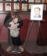 PEOPLE - Cate Blanchett und Richard Roxburgh signieren ihr Portrait bei Sardi's