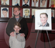 PEOPLE - Cate Blanchett und Richard Roxburgh signieren ihr Portrait bei Sardi's
