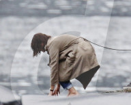 EXKLUSIV - Paula Patton und Devon Sawa bei Dreharbeiten zu 'Somewhere Between' in Vancouver