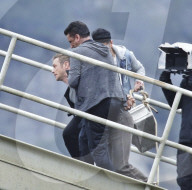 EXKLUSIV - Paula Patton und Devon Sawa bei Dreharbeiten zu 'Somewhere Between' in Vancouver