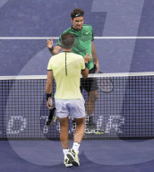 PEOPLE - Tennis BNP Paribas: Roger Federer gewinnt gegen Rafael Nadal in Indian Wells 