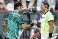 PEOPLE - Tennis BNP Paribas: Roger Federer gewinnt gegen Rafael Nadal in Indian Wells 