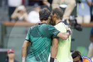 PEOPLE - Tennis BNP Paribas: Roger Federer gewinnt gegen Rafael Nadal in Indian Wells 