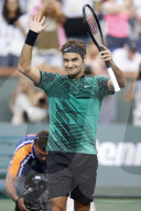 PEOPLE - Tennis BNP Paribas: Roger Federer gewinnt gegen Rafael Nadal in Indian Wells 