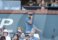 PEOPLE - Tennis: Leonardo DiCaprio in Indian Wells