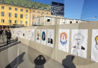NEWS - Trump Karikaturen in Stockholm