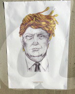 NEWS - Trump Karikaturen in Stockholm