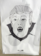 NEWS - Trump Karikaturen in Stockholm