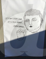 NEWS - Trump Karikaturen in Stockholm