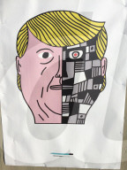 NEWS - Trump Karikaturen in Stockholm
