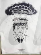NEWS - Trump Karikaturen in Stockholm
