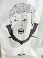 NEWS - Trump Karikaturen in Stockholm