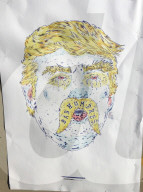NEWS - Trump Karikaturen in Stockholm