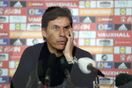 NEWS - Pressekonferenz: Walisischer Fussballtrainer Chris Coleman 