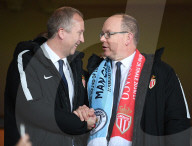 PEOPLE - Fussball Monaco gegen Manchester City: Die Fürstenfamilie jubelt in den Rängen