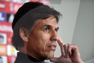 NEWS - Pressekonferenz: Walisischer Fussballtrainer Chris Coleman 