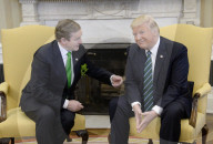 NEWS - Donald Trump empfängt den irischen Präsidenten Enda Kenny