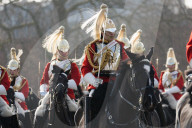 NEWS - London: Die 'HM Household Cavalry' übt im Hyde Park