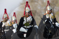 NEWS - London: Die 'HM Household Cavalry' übt im Hyde Park