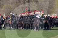 NEWS - London: Die 'HM Household Cavalry' übt im Hyde Park