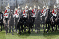 NEWS - London: Die 'HM Household Cavalry' übt im Hyde Park