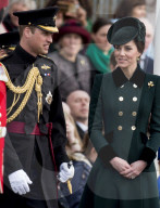 PEOPLE -  London: Irish Guards St Patrick's Day Parade - Prinz William ist zurück 