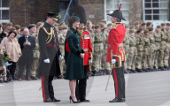 PEOPLE -  London: Irish Guards St Patrick's Day Parade - Prinz William ist zurück 