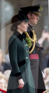 PEOPLE -  London: Kate und William an der Irish Guards St Patrick's Day Parade