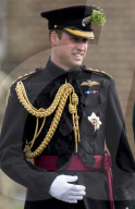 PEOPLE -  London: Kate und William an der Irish Guards St Patrick's Day Parade