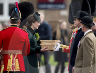 PEOPLE -  London: Kate und William an der Irish Guards St Patrick's Day Parade