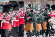PEOPLE -  London: Kate und William an der Irish Guards St Patrick's Day Parade