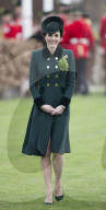 PEOPLE -  London: Kate und William an der Irish Guards St Patrick's Day Parade