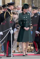 PEOPLE -  London: Kate und William an der Irish Guards St Patrick's Day Parade