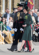 PEOPLE -  London: Kate und William an der Irish Guards St Patrick's Day Parade