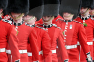 PEOPLE -  London: Kate und William an der Irish Guards St Patrick's Day Parade