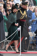 PEOPLE -  London: Kate und William an der Irish Guards St Patrick's Day Parade